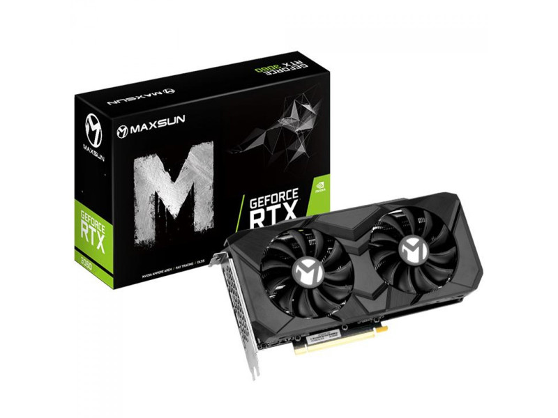 Placa de Vídeo Maxsun NVIDIA GeForce RTX 3060, 12GB, GDDR6, DLSS, Ray Tracing, MS-RTX3060 TR 12G T0