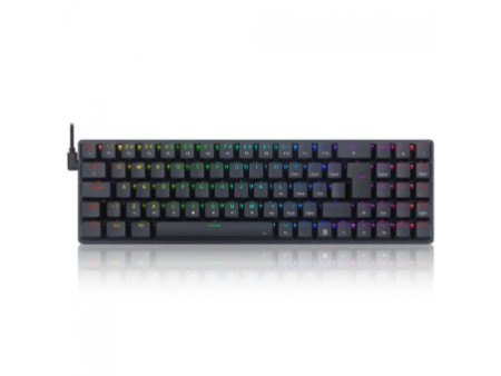 Teclado Gamer Mecânico Redragon Ashe, RGB, Switch Blue, ABNT2, Black, K626-KB-B (PT-BLUE)