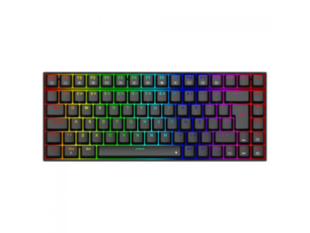 Teclado Gamer Mecânico Redragon Phantom, RGB, USB, Switch Brown, ABNT2, 75%, Preto, K629-RGB (PT-BROWN)