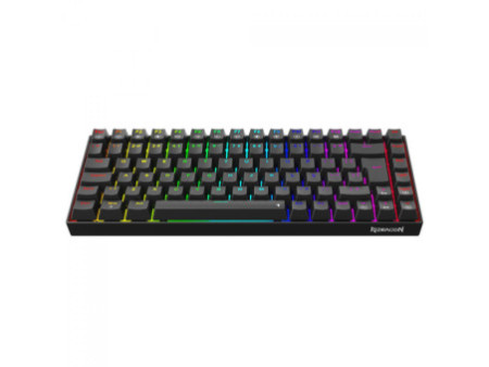 Teclado Gamer Mecânico Redragon Phantom, RGB, USB, Switch Brown, ABNT2, 75%, Preto, K629-RGB (PT-BROWN)