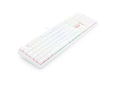 Teclado Óptico Redragon Surara Pro RGB, Switch Blue, White, ABNT, K582W-RGB-PRO (PT-BLUE)