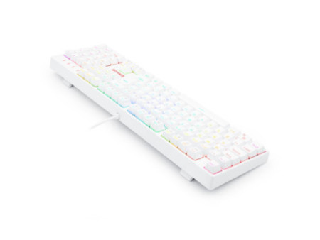 Teclado Óptico Redragon Surara Pro RGB, Switch Blue, White, ABNT, K582W-RGB-PRO (PT-BLUE)