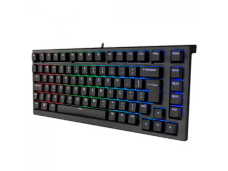 Teclado Mecânico Gamer Akko MG75, RGB, 75%, ABNT2, Switch Akko Silver V3 Pro, Preto