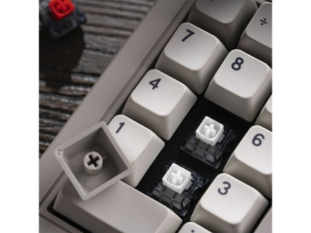 Teclado Mecânico Numérico e Calculadora 8BitDo Retro M Edition, Bluetooth/2.4G/USB-C, Switch Kailh Box White, 85HB04