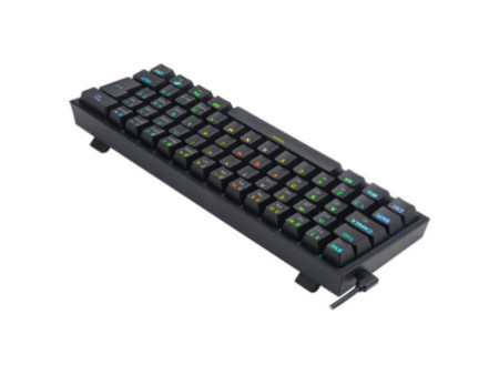 Teclado Mecânico Gamer Redragon Fizz Pro, Wireless, RGB, Switch Brown, ABNT2, Black, K616-RGB-B (PT-BROWN)