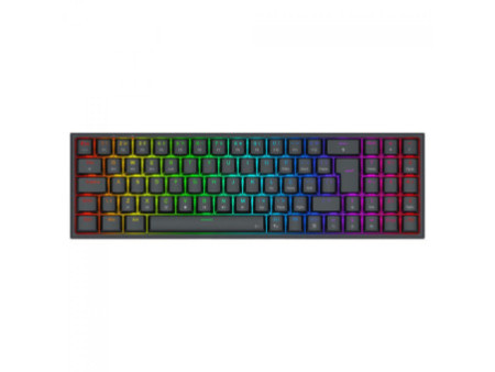 Teclado Gamer Mecânico Redragon Pollux Pro, RGB, Wireless, Bluetooth, Switch Brown, ABNT2, Preto, K628RGB-PRO (PT-BROWN)