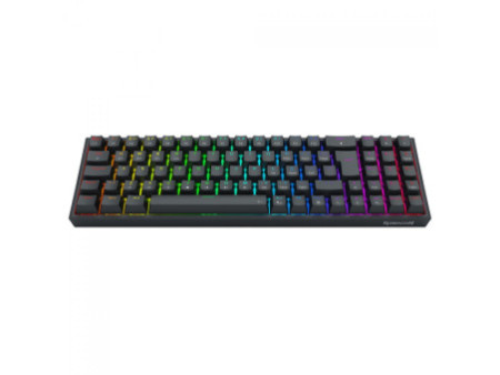 Teclado Gamer Mecânico Redragon Pollux Pro, RGB, Wireless, Bluetooth, Switch Brown, ABNT2, Preto, K628RGB-PRO (PT-BROWN)