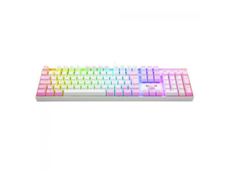 Teclado Mecânico Gamer Redragon Mitra, Switch Blue, ABNT2, RGB, White/Pink, K551WP-RGB (PT-Blue)
