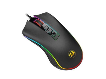 Mouse Gamer Redragon Cobra V2 RGB, 12400 DPI, 8 Botões Programáveis, Black, M711 V2