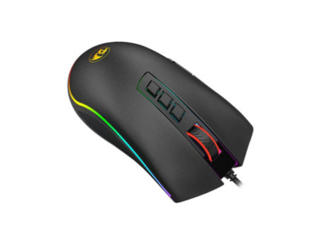 Mouse Gamer Redragon Cobra V2 RGB, 12400 DPI, 8 Botões Programáveis, Black, M711 V2