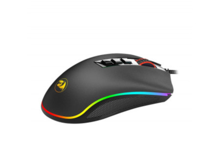 Mouse Gamer Redragon Cobra V2 RGB, 12400 DPI, 8 Botões Programáveis, Black, M711 V2