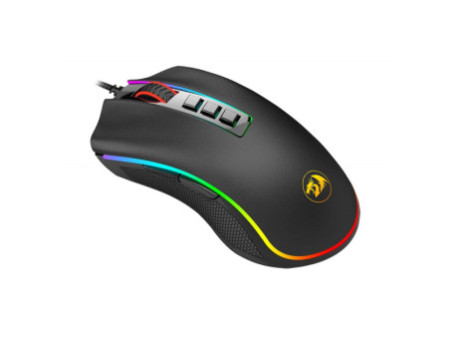 Mouse Gamer Redragon Cobra V2 RGB, 12400 DPI, 8 Botões Programáveis, Black, M711 V2