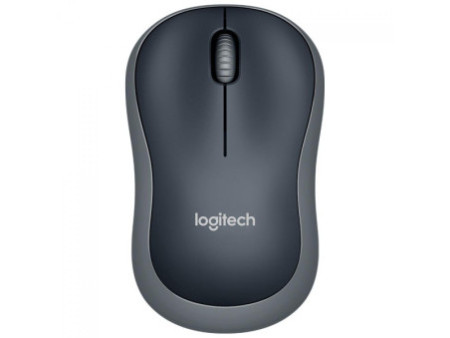 Mouse Logitech M185 Sem fio, 1000 DPI, Wireless, Preto/Cinza, 910-002225