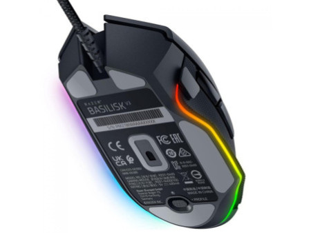 Mouse Gamer Razer Basilisk V3, RGB, USB, 26.000 DPI, 11 Botões, Preto, RZ0104000100R3U