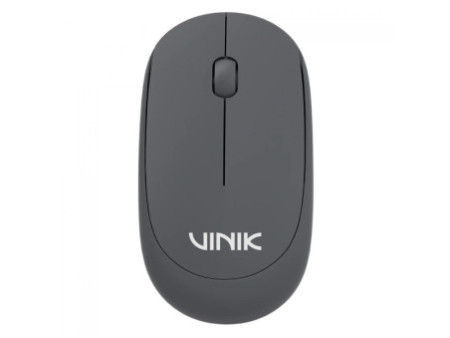 Mouse Vinik Feather VF120, Wireless, 1200 DPI, 3 Botões, Cinza