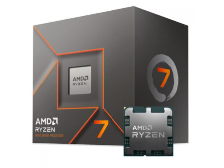 Processador AMD Ryzen 7 8700F, 4.1GHz (5.0GHz Turbo), 8-Cores 16-Threads, AM5, Com Cooler AMD Wraith Stealth, 100-100001590BOX