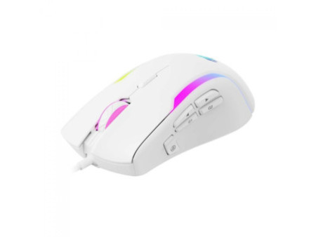 Mouse Gamer Havit MS1033, RGB, 8.000 DPI, 9 Botões Programáveis, Branco