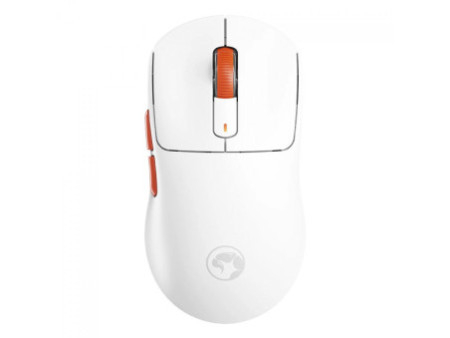 Mouse Gamer Marvo G964W WH Niro 60 White, 2.4G/Bluetooth, 12000 DPI, 6 Botões, Branco