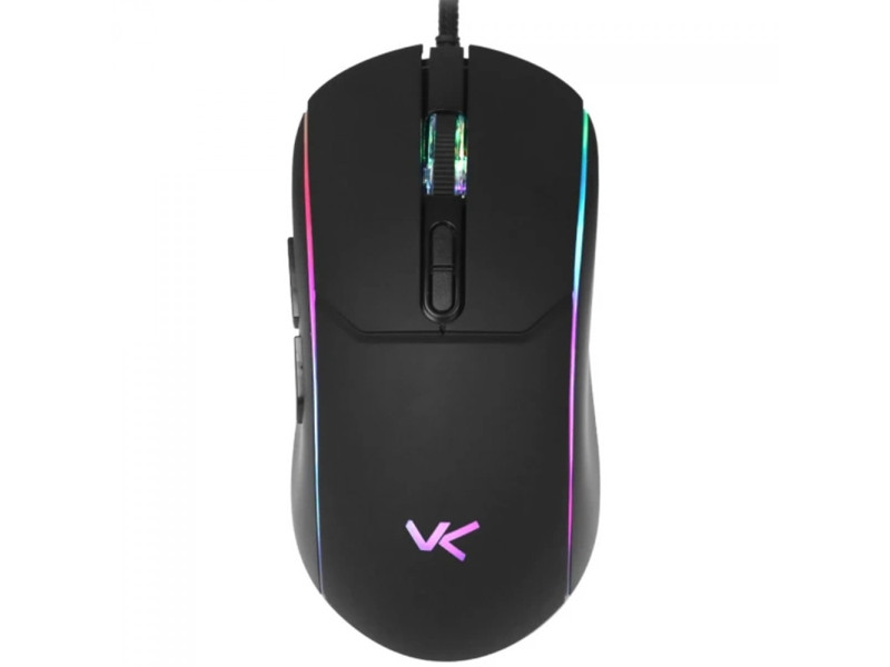 Mouse Gamer Vinik G12, USB, RGB, 7200 DPI, 7 Botões, Preto, MVG12RGB