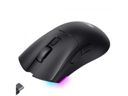 Mouse Gamer Havit MS966WB, Wireless/Bluetooth, RGB, 12000 DPI, 7 Botões, PMW3325, Preto
