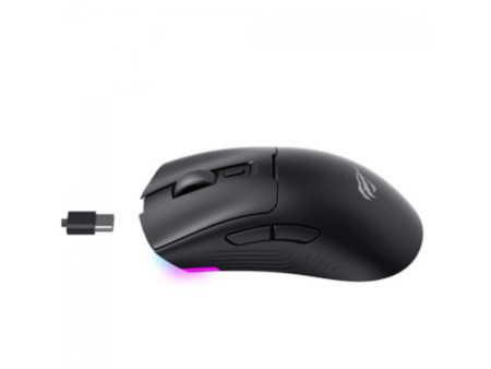 Mouse Gamer Havit MS966WB, Wireless/Bluetooth, RGB, 12000 DPI, 7 Botões, PMW3325, Preto
