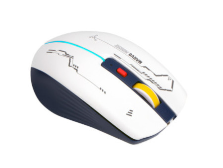 Mouse Gamer Marvo M796W, Sem Fio, 3200 DPI, 6 Botões, White