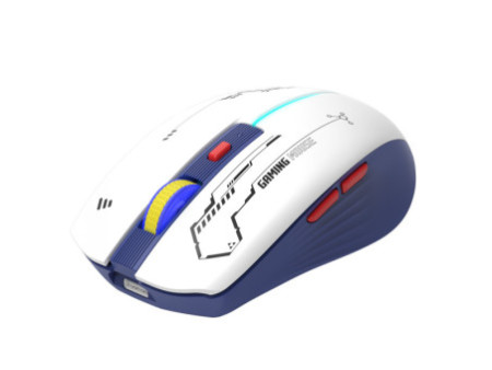 Mouse Gamer Marvo M796W, Sem Fio, 3200 DPI, 6 Botões, White