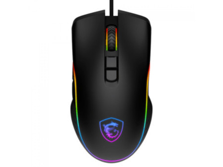 Mouse Gamer MSI Forge GM300, RGB, 7200 DPI, 7 Botões, Preto