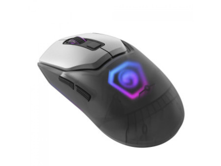 Mouse Gamer Marvo Z FIT PRO G1W GY, Wireless/Bluetooth, RGB, 19000 DPI, 7 Botões Programáveis, Cinza