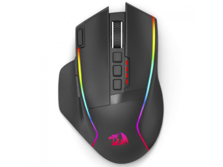Mouse Gamer Redragon Swain, Wireless, 16.000 DPI, RGB, 9 Botões Programáveis, Preto, M915RGB-WL