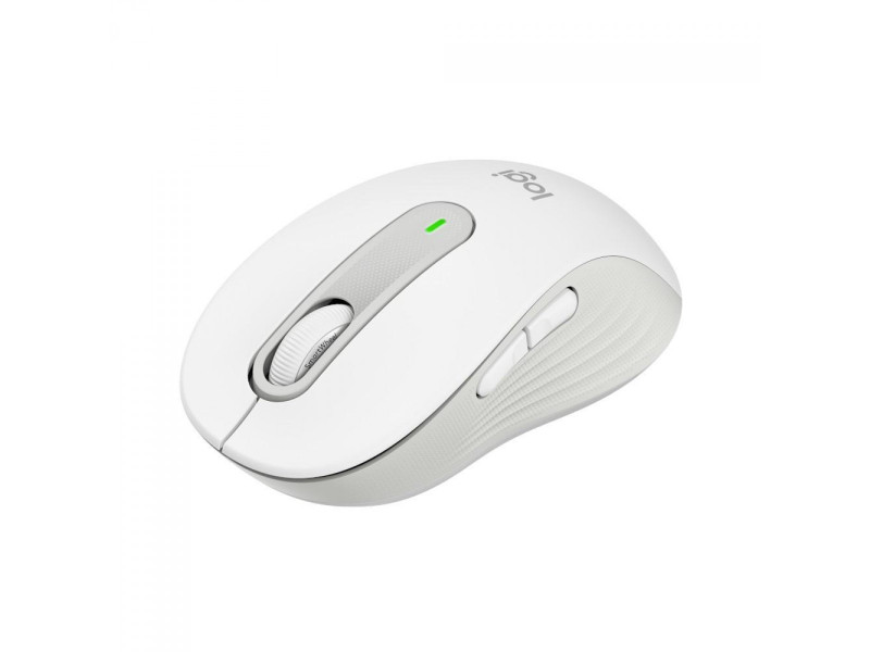 Mouse Logitech Signature M650, Sem Fio/Bluetooth, 2000 DPI, 5 Botões, SilentTouch, Branco, 910-006252