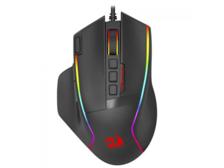 Mouse Gamer Redragon Swain V2, RGB, USB, 26000 DPI, 9 Botões, Sensor PAW3395, Preto, M915-RGB V2