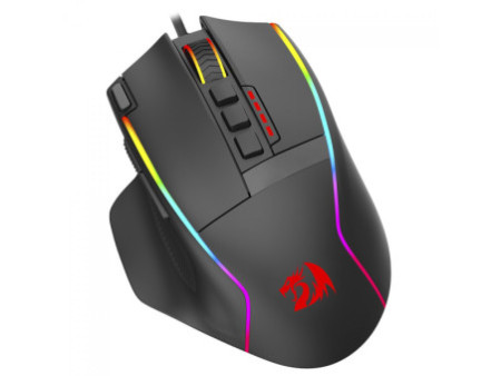 Mouse Gamer Redragon Swain V2, RGB, USB, 26000 DPI, 9 Botões, Sensor PAW3395, Preto, M915-RGB V2