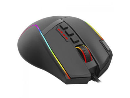Mouse Gamer Redragon Swain V2, RGB, USB, 26000 DPI, 9 Botões, Sensor PAW3395, Preto, M915-RGB V2