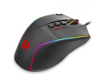 Mouse Gamer Redragon Swain V2, RGB, USB, 26000 DPI, 9 Botões, Sensor PAW3395, Preto, M915-RGB V2