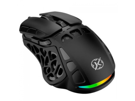Mouse Gamer Kalkan Draugr, RGB, 12400 DPI, PAW 3327, 5 Botões Programáveis, Preto, KLK00009
