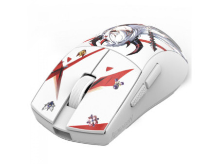 Mouse Gamer Redragon King Pro Eisa, Wireless/Bluetooth, 26000 DPI, 5 Botões, Sensor PAW3395, Branco, M916AK-PRO