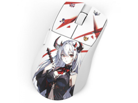 Mouse Gamer Redragon King Pro Eisa, Wireless/Bluetooth, 26000 DPI, 5 Botões, Sensor PAW3395, Branco, M916AK-PRO