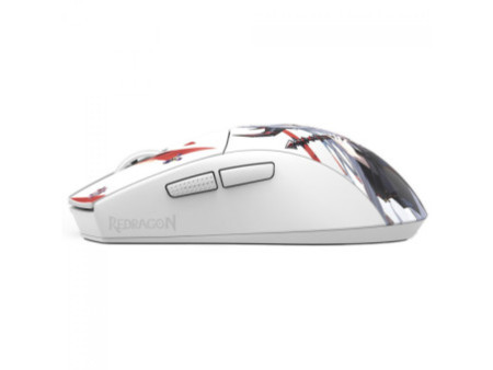 Mouse Gamer Redragon King Pro Eisa, Wireless/Bluetooth, 26000 DPI, 5 Botões, Sensor PAW3395, Branco, M916AK-PRO