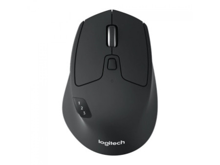 Mouse Logitech M720 Triathlon, 1000 DPI, Wireless, Bluetooth, 8 Botões, Preto, 910-004790