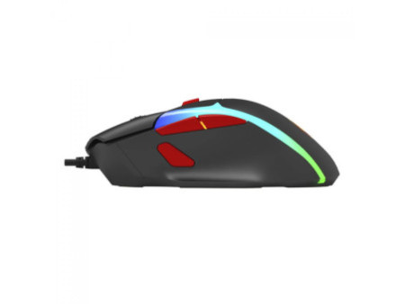 Mouse Gamer Marvo M360, RGB, 12000DPI, USB, 7 Botões, Preto