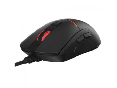 Mouse Gamer PCYes Argus, RGB, 12400 DPI, PWM 3327, 8 Botões, Preto, PMGABV