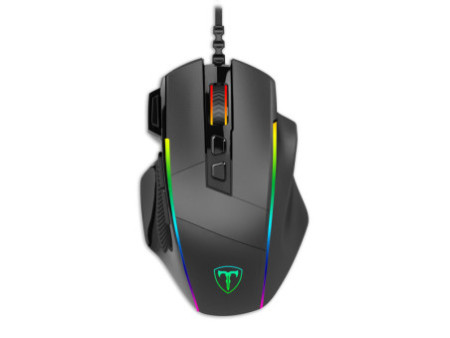 Mouse Gamer T-Dagger Roadmaster RGB, 8000 DPI, 8 Botões, Black, T-TGM307