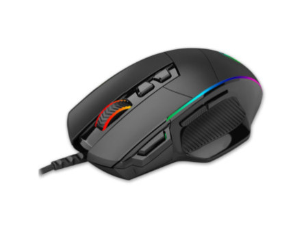 Mouse Gamer T-Dagger Roadmaster RGB, 8000 DPI, 8 Botões, Black, T-TGM307