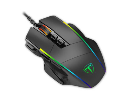 Mouse Gamer T-Dagger Roadmaster RGB, 8000 DPI, 8 Botões, Black, T-TGM307