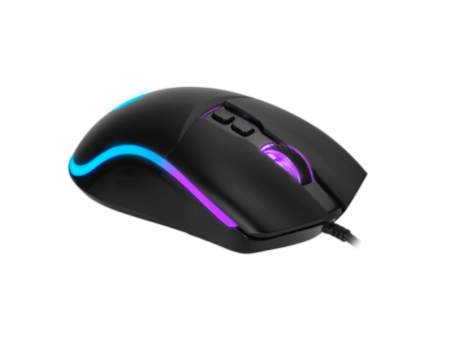 Mouse Gamer Marvo M358, 7200 DPI, 7 Botões, RGB, Black