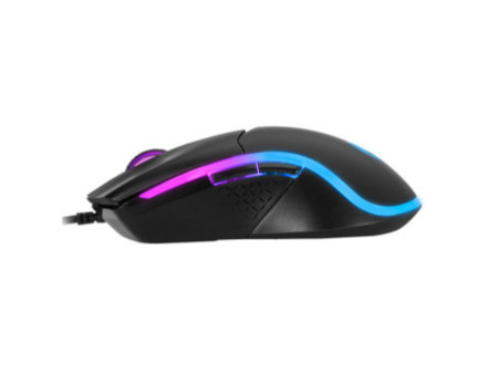 Mouse Gamer Marvo M358, 7200 DPI, 7 Botões, RGB, Black
