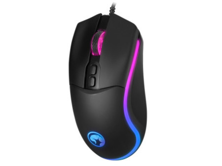 Mouse Gamer Marvo M358, 7200 DPI, 7 Botões, RGB, Black