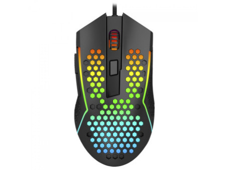 Mouse Gamer Redragon Reaping Plus, RGB, 6 Botões, 52000 DPI, Black, M987P-K V2