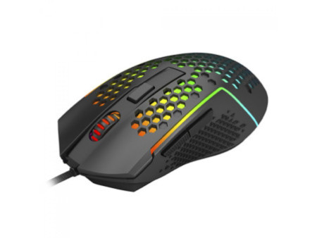 Mouse Gamer Redragon Reaping Plus, RGB, 6 Botões, 52000 DPI, Black, M987P-K V2